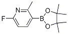 6-Fluoro-2-methyl-3-(4,4,5,5-tetramethyl-1,3,2-dioxaborolan-2-yl)pyridine Structure,1310405-22-1Structure