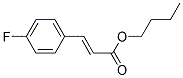 (E)-3-(4-fluoro-phenyl)-acrylic acid butyl ester Structure,131061-12-6Structure