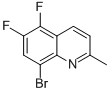 8-Bromo-5,6-difluoro-2-methylquinoline Structure,131190-82-4Structure