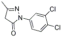 2-(3,4-Dichlorophenyl)-2,4-dihydro-5-methyl-3h-pyrazol-3-one Structure,13124-17-9Structure