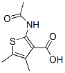 2-Acetylamino-4,5-dimethyl-thiophene-3-carboxylic acid Structure,13130-40-0Structure