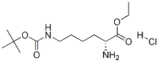 (R)-ethyl2-amino-6-((tert-butoxycarbonyl)amino)hexanoatehydrochloride Structure,1313278-02-2Structure