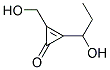 2-Cyclopropen-1-one, 2-(hydroxymethyl)-3-(1-hydroxypropyl)-(9ci) Structure,131333-91-0Structure