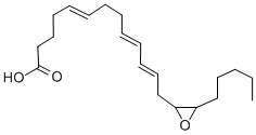 (5Z,8z,11z)-13-{(2s,3r)-3-[(2z)-2-penten-1-yl]-2-oxiranyl}-5,8,11-tridecatrienoic acid Structure,131339-24-7Structure