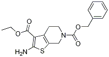 2-Amino-4,7-dihydro-5h-thieno[2,3-c]pyridine-3,6-dicarboxylic acid 
6-benzyl ester3-ethyl ester Structure,1313712-37-6Structure