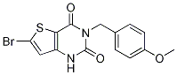 6-Bromo-3-(4-methoxy-benzyl)-1h-thieno[3,2-d]pyrimidine-2,4-dione Structure,1313712-42-3Structure