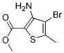 3-Amino-4-bromo-5-methyl-thiophene-2-carboxylic acid methyl ester Structure,1313712-49-0Structure