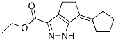 6-Cyclopentylidene-1,4,5,6-tetrahydro-cyclopentapyrazole-3-carboxylic acid ethyl ester Structure,1313712-62-7Structure