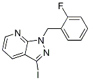 1-(2-Fluorobenzyl)-3-iodo-1h-pyrazolo[3,4-b]pyridine Structure,1313738-72-5Structure