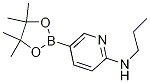 N-propyl-5-(4,4,5,5-tetramethyl-1,3,2-dioxaborolan-2-yl)pyridin-2-amine Structure,1313760-65-4Structure