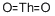 Thorium(IV) oxide Structure,1314-20-1Structure