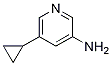 5-Cyclopropylpyridin-3-amine Structure,1314353-68-8Structure