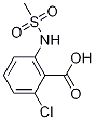 2-Chloro-6-[(methylsulfonyl)amino]benzoic acid Structure,1314406-45-5Structure