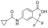 4-[(Cyclopropylcarbonyl)amino]-2-(trifluoromethyl)benzoic acid Structure,1314406-50-2Structure