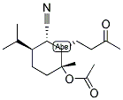 (1S,2s,3r,6s)-3-acetoxy-3-methyl-6-(1-methylethyl)-2-(3-oxobutyl) cyclohexanenitrile Structure,131447-90-0Structure