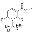 1,2,5,6-Tetrahydro-1-(methyl-d3)-3-pyridine-2,6-d2-carboxylic acid methyl ester hydrobromide Structure,131448-18-5Structure