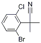 2-(2-Bromo-6-chlorophenyl)-2-methylpropanenitrile Structure,1314771-96-4Structure