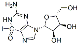 2-Amino-6-iodopurine ribonucleoside Structure,13153-32-7Structure