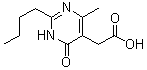 2-Butyl-1,6-dihydro-4-methyl-6-oxo-5-pyrimidineacetic acid Structure,1315478-16-0Structure