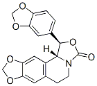 3H-[1,3]dioxolo[4,5-g]oxazolo[4,3-a]isoquinolin-3-one, 1-(1,3-benzodioxol-5-yl)-1,5,6,11b-tetrahydro-, (1r-cis)-(9ci) Structure,131681-60-2Structure