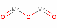 Manganese (iii) oxide Structure,1317-34-6Structure