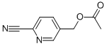 5-[(Acetyloxy)methyl]-2-pyridinecarbonitrile Structure,131747-37-0Structure