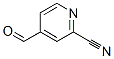 2-Cyanopyridine-4-carboxaldehyde Structure,131747-70-1Structure