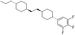 Benzene, 1,2,3-trifluoro-5-[trans-4-[2-(trans-4-propylcyclohexyl)ethyl]cyclohexyl]- Structure,131819-24-4Structure