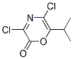 2H-1,4-oxazin-2-one, 3,5-dichloro-6-(1-methylethyl)- Structure,131882-00-3Structure