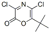 2H-1,4-oxazin-2-one, 3,5-dichloro-6-(1,1-dimethylethyl)- Structure,131882-01-4Structure