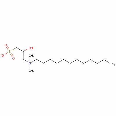 N,n-dimethyl-n-dodecyl-n-(2-hydroxy-3-sulfopropyl)ammonium betaine Structure,13197-76-7Structure