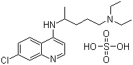 Chloroquine sulfate Structure,132-73-0Structure