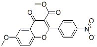 6-Methoxy-3-(methoxycarbonyl)-2-(4-nitrophenyl)-4h-benzopyran-4-one Structure,132018-13-4Structure