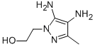 4,5-Diamino-3-methyl-1H-pyrazole-1-ethanol Structure,132026-22-3Structure