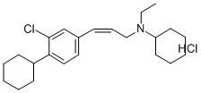 3-(3-Chloro-4-cyclohexylphenyl)-n-cyclohexyl-n-ethyl-2(z)-propenylamine Structure,132173-07-0Structure