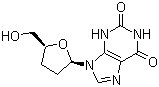 2,3-Dideoxyxanthosine Structure,132194-28-6Structure