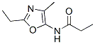 Propanamide, n-(2-ethyl-4-methyl-5-oxazolyl)- Structure,132334-45-3Structure