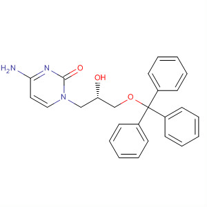 2(1H)-pyrimidinone, 4-amino-1-[(2s)-2-hydroxy-3-(triphenylmethoxy)propyl]- Structure,132336-30-2Structure