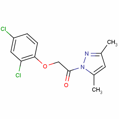 1-(2,4-Dichlorophenoxyacetyl)-3,5-dimethyl pyrazole Structure,13241-78-6Structure