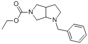 Ethyl 1-benzylhexahydropyrrolo[3,4-b]pyrrole-5(1H)-carboxylate Structure,132414-78-9Structure