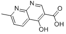 4-Hydroxy-7-methyl-1,8-naphthyridine-3-carboxylic acid Structure,13250-97-0Structure