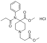 Remifentanil hcl Structure,132539-07-2Structure