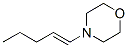 Morpholine, 4-(1-pentenyl)-, (e)-(9ci) Structure,132553-33-4Structure