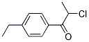 1-Propanone, 2-chloro-1-(4-ethylphenyl)- (9ci) Structure,132560-66-8Structure