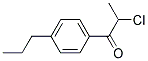 1-Propanone, 2-chloro-1-(4-propylphenyl)- (9ci) Structure,132560-67-9Structure