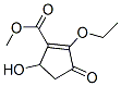 1-Cyclopentene-1-carboxylicacid,2-ethoxy-5-hydroxy-3-oxo-,methylester(9ci) Structure,132561-28-5Structure