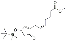 5-Heptenoic acid, 7-[3-[[(1,1-dimethylethyl)dimethylsilyl]oxy]-5-oxo-1-cyclopenten-1-yl]-, methyl ester, (z)-(9ci) Structure,132619-70-6Structure