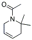 Pyridine, 1-acetyl-1,2,3,6-tetrahydro-2,2-dimethyl-(9ci) Structure,132644-83-8Structure