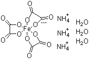 Ferric ammonium oxalate trihydrate Structure,13268-42-3Structure