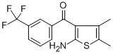 (2-Amino-4,5-dimethyl-3-thienyl)-[3-(trifluoromethyl)phenyl]methanone Structure,132861-87-1Structure